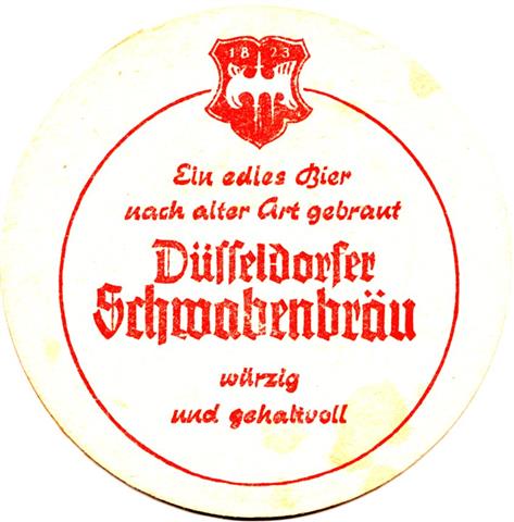 dsseldorf d-nw schwaben rund 2b (215-das prmierte-mager-rot)